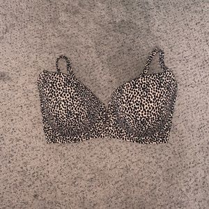 cheetah bikini top